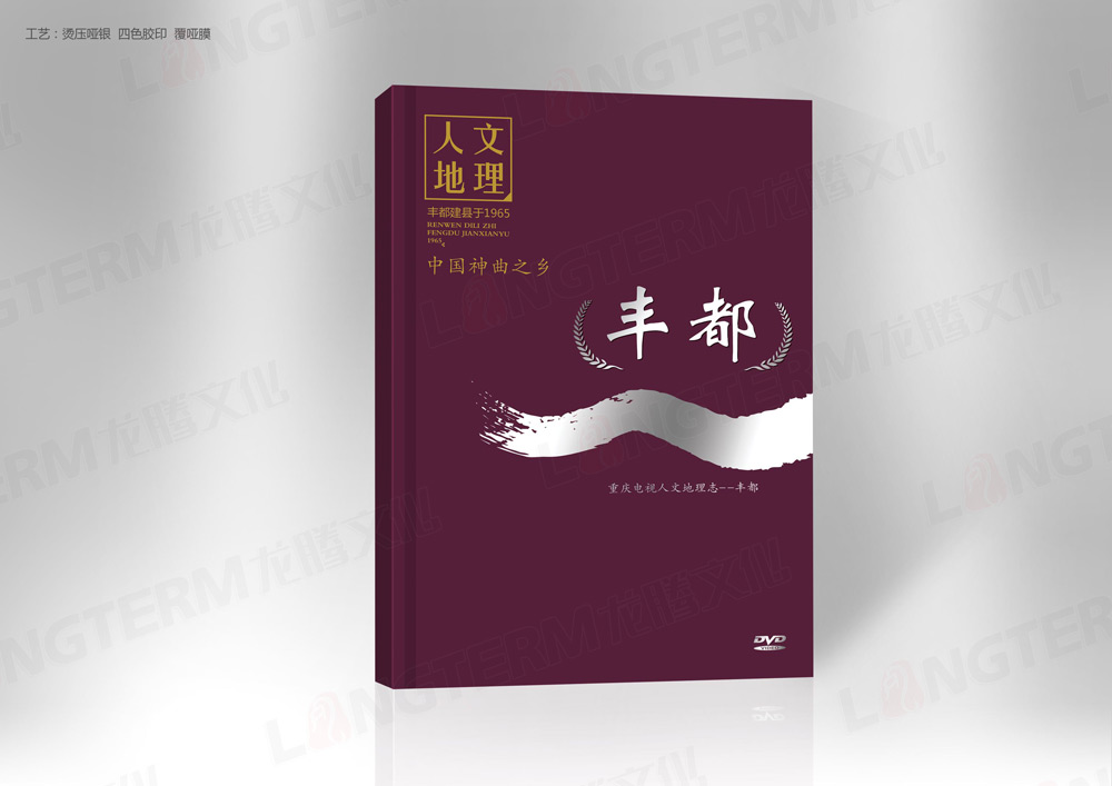 豐都地理文化志光盤(pán)包裝設(shè)計(jì)